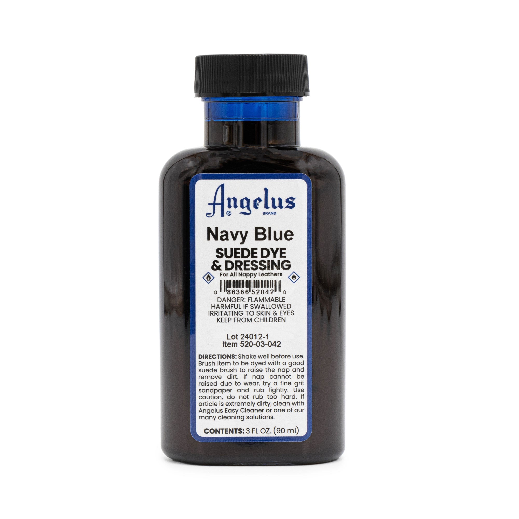 Navy Blue Suede Dye - Angelus Direct